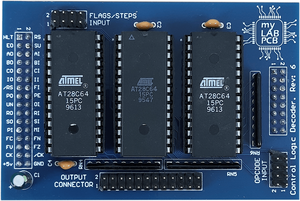 Assembled view of the Instruction Decoder module Instruction Decoder module assembled view