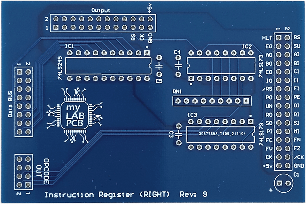 PCB front view