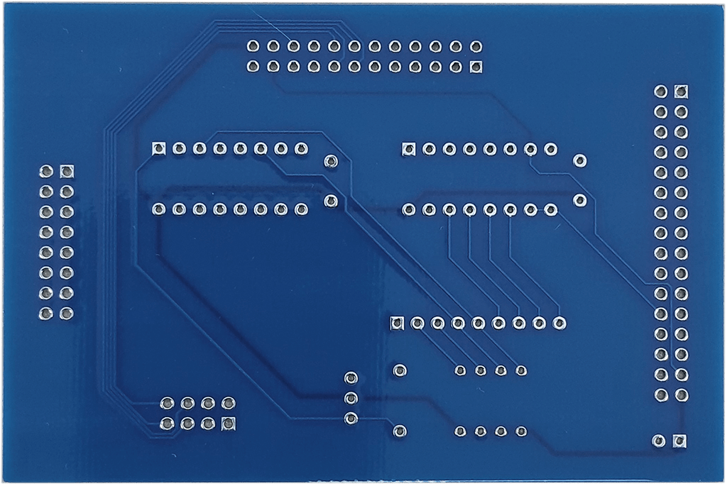 PCB back view