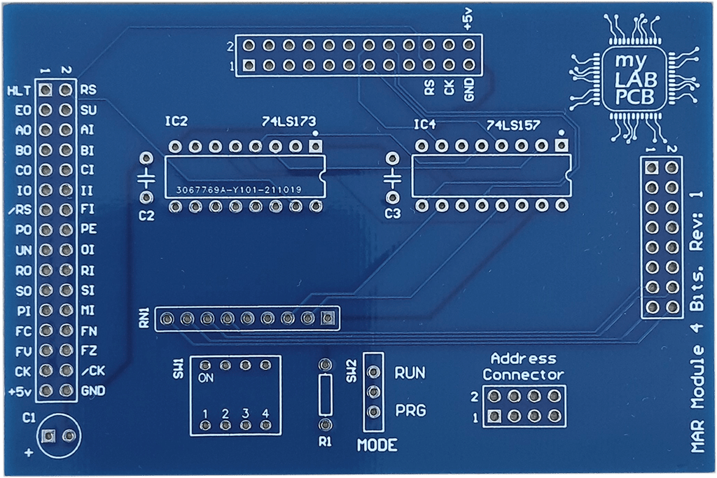 PCB front view
