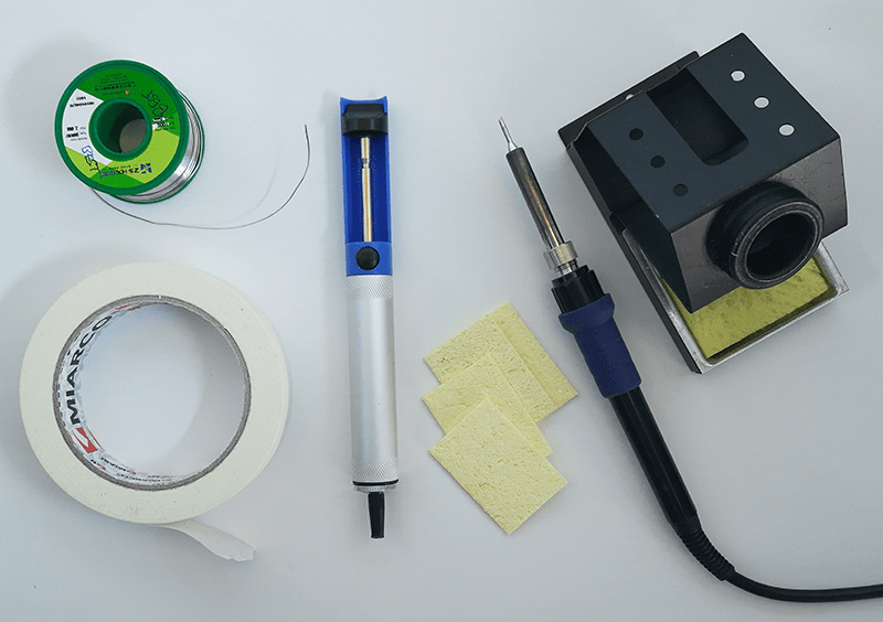 Soldering tools view Soldering tools view